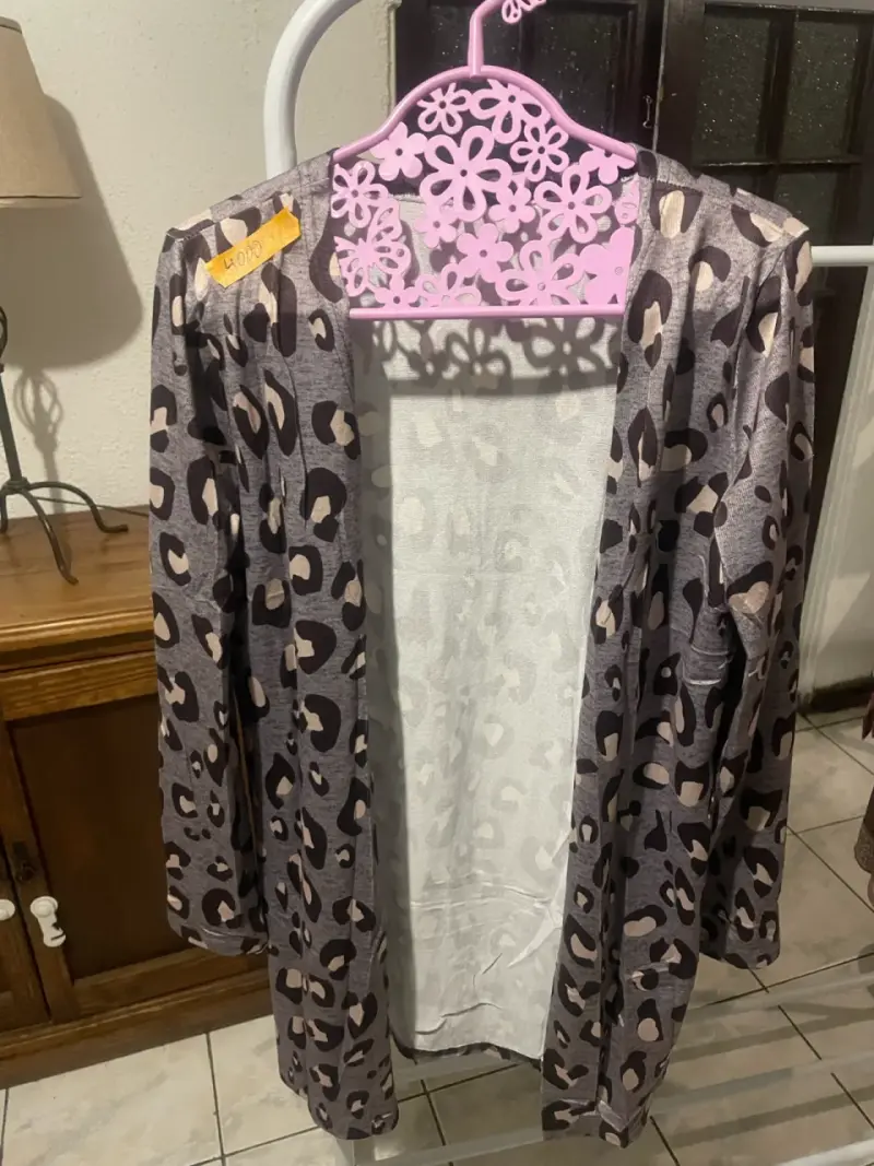 Kimono estampado animal print para mujer