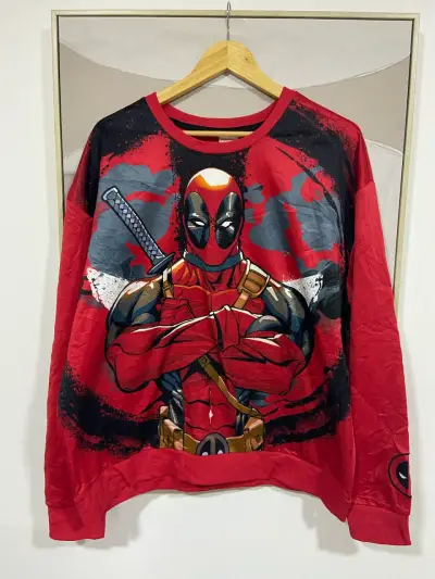 Polerón Marvel Deadpool Rojo para Hombre - miniatura 2