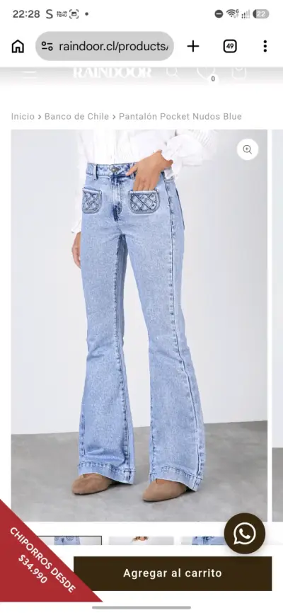 Lote de jeans para mujer Randoor talla 36 - miniatura 5