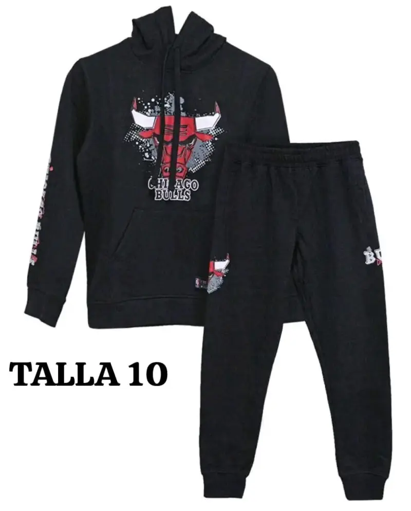 Conjunto deportivo Chicago Bulls talla 8 y 10 - 3