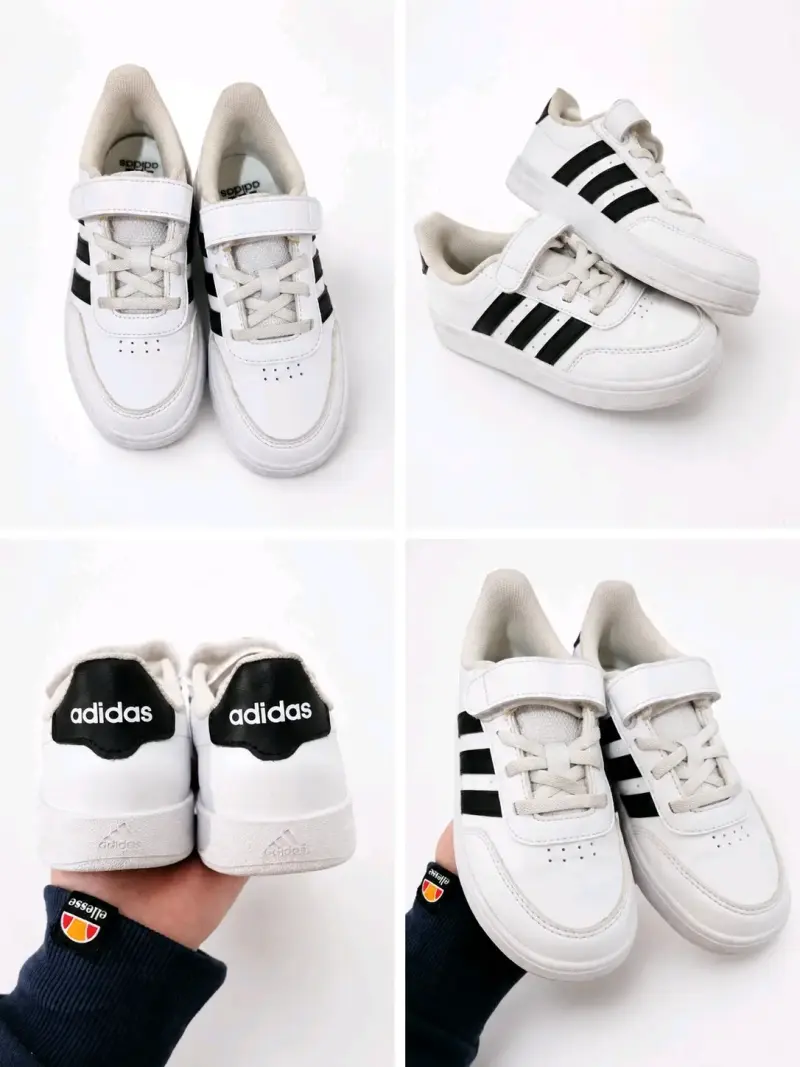 Zapatillas deportivas blancas para niños Adidas - 2