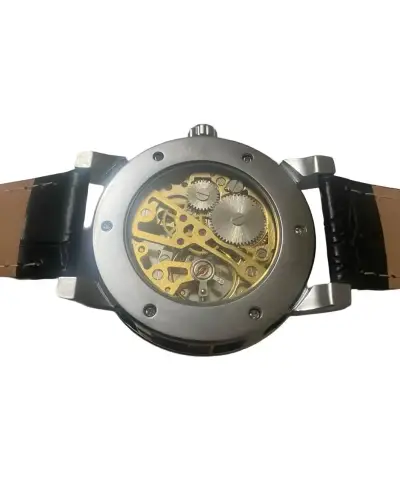Reloj mecánico nuevo, tapa transparente. - miniatura 5