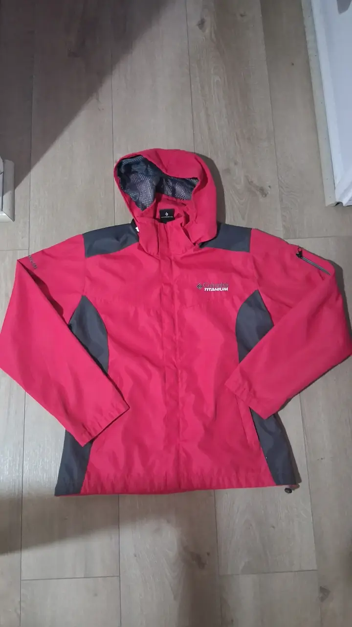 Chaqueta impermeable Columbia Titanium fucsia - 1