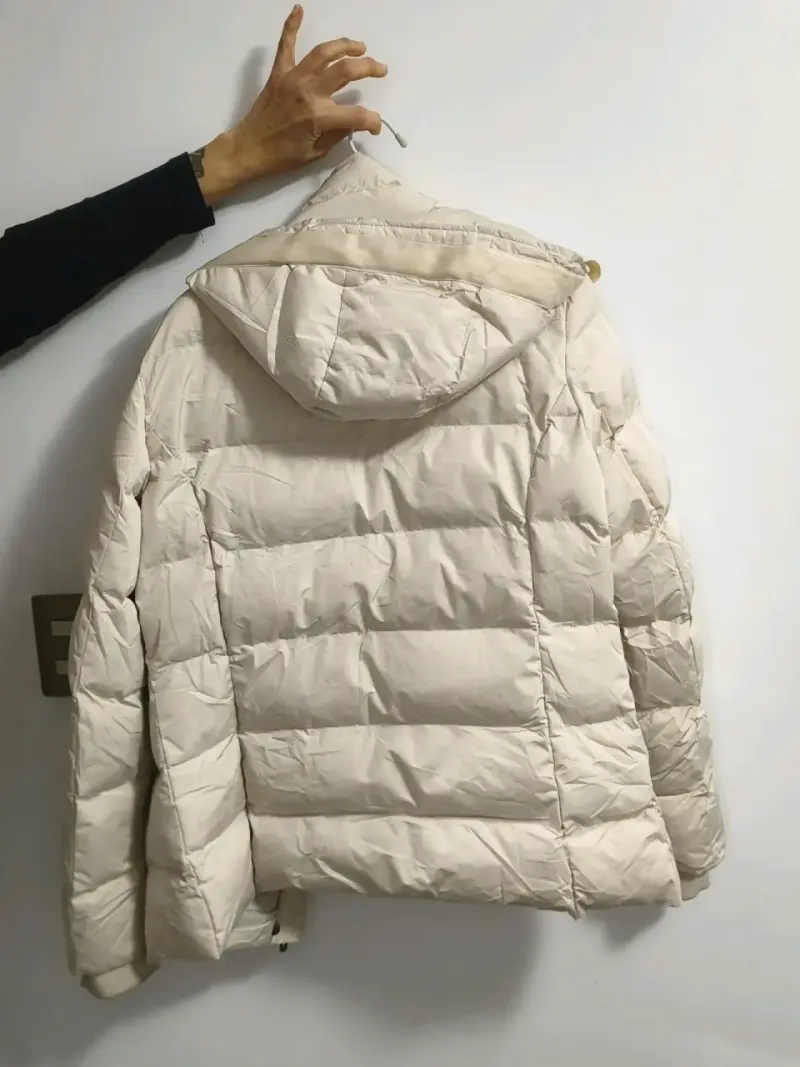 Parka Ellese blanca con capucha - 2