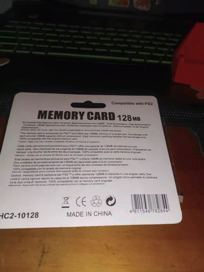 Tarjeta de Memoria 128MB para PS2 - 2