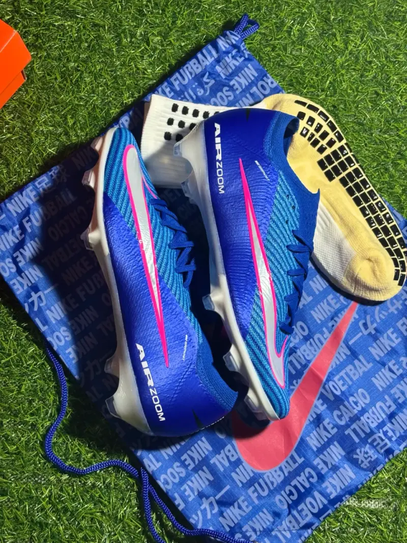 Zapatillas de fútbol Nike Air Zoom azules - 2