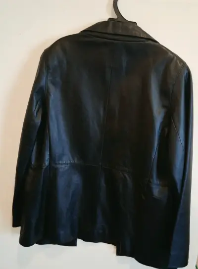 Chaqueta de cuero negra Anytime talla L - miniatura 2