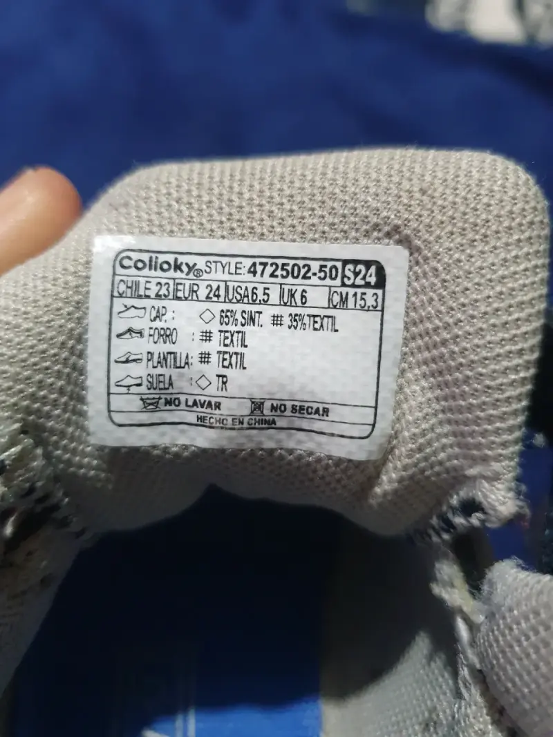 Zapatillas para niños Colloky azul y verde - 3