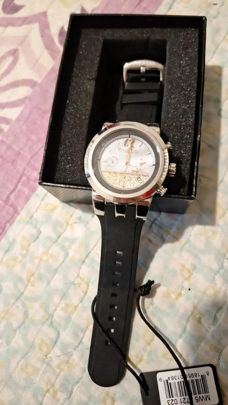 Reloj de pulsera Mulco con detalles dorados - 3