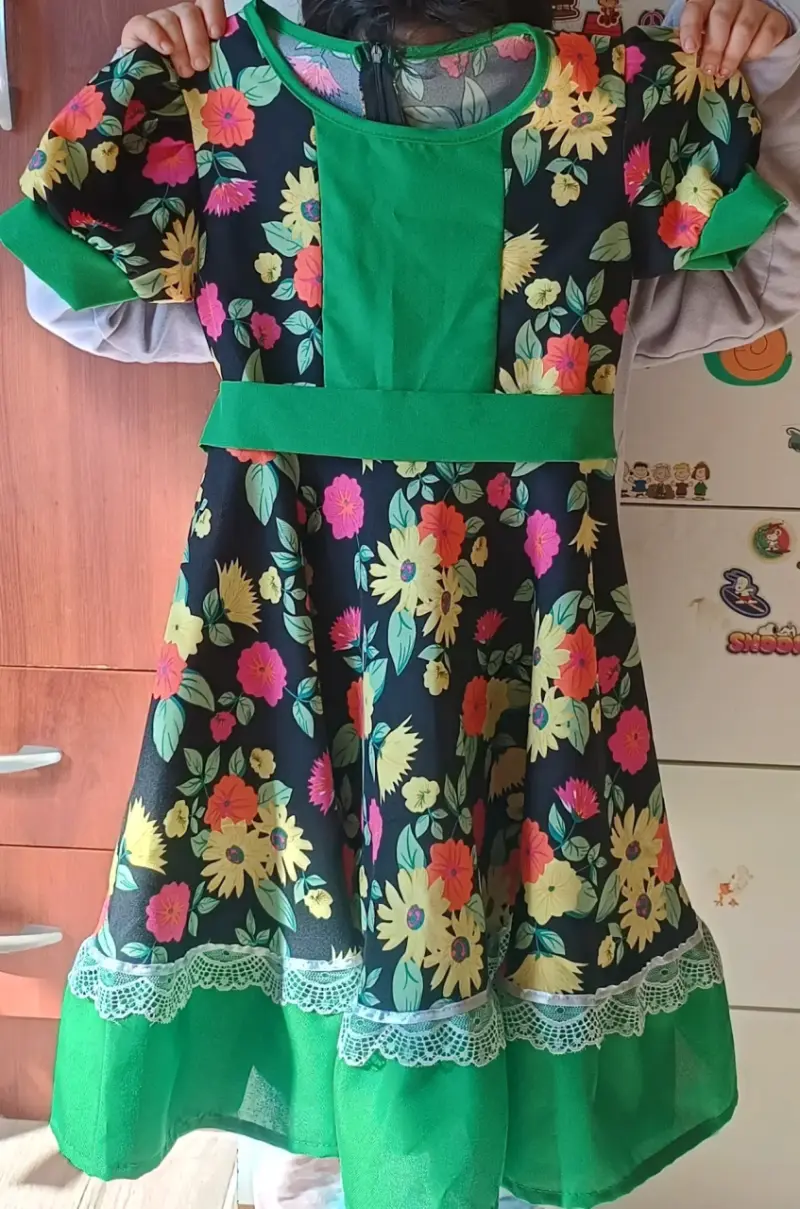 Vestido huasa china para niña