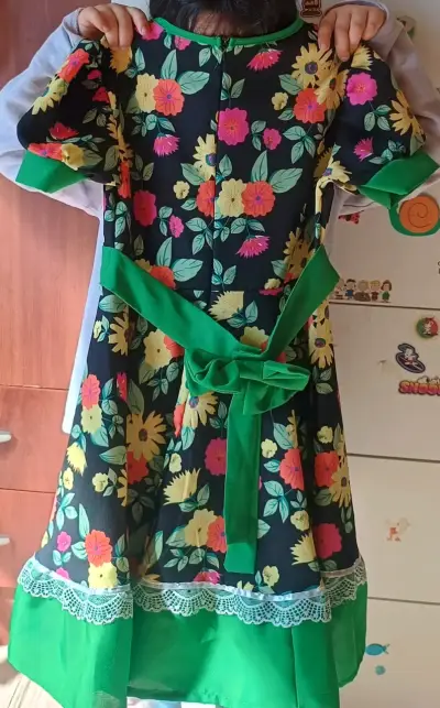 Vestido huasa china para niña - miniatura 2