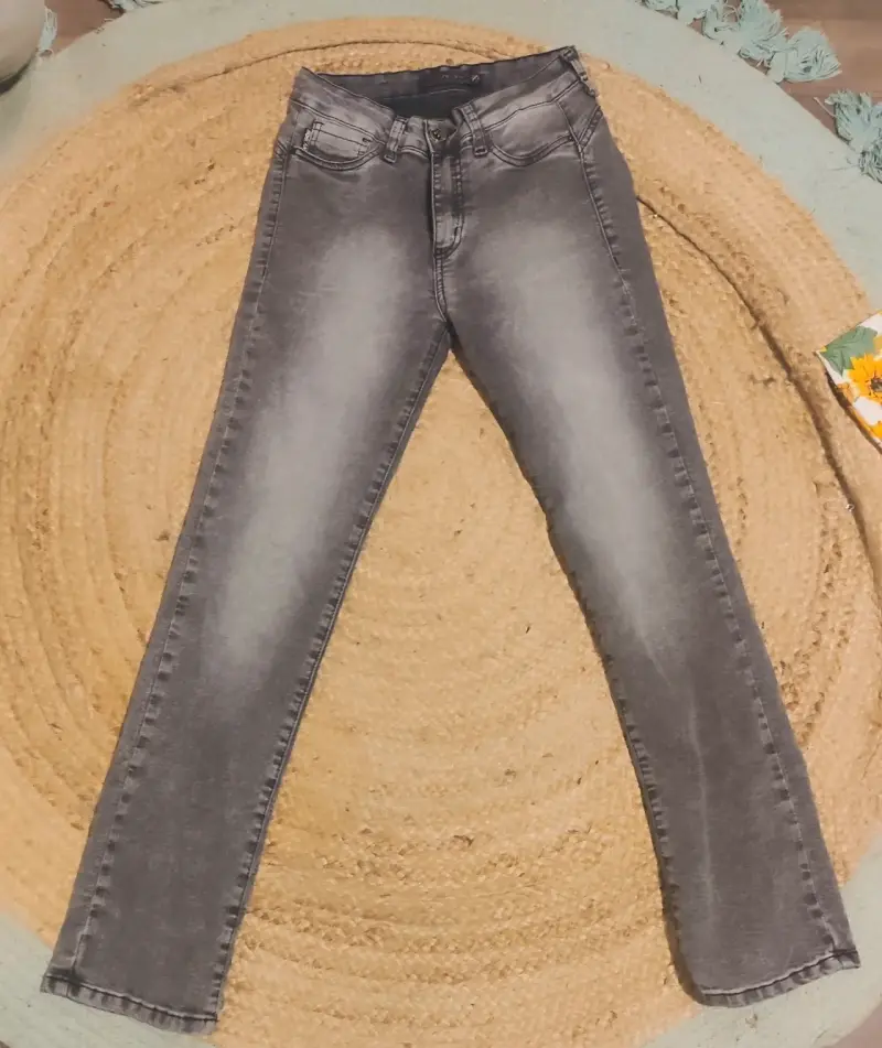 Jeans gris para mujer Mohicano talla 40 - 1