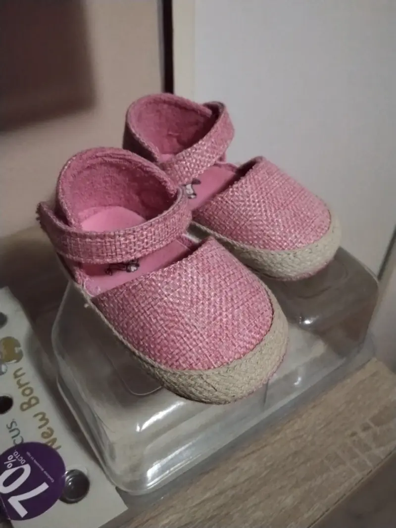 Zapatos de bebé rosados Ficcus talla 17 - 1