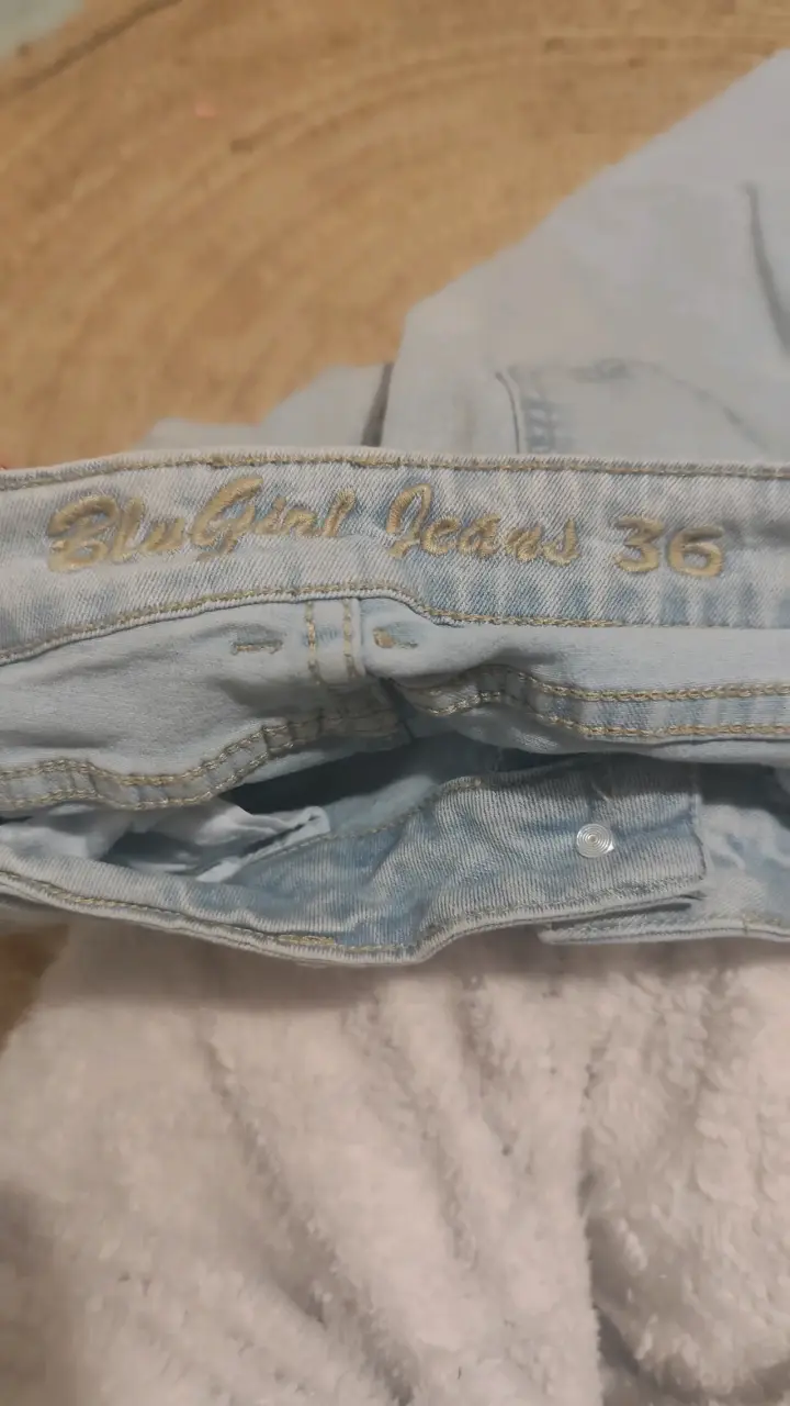 Jeans Blue Girl Talla 36 Celeste - 3