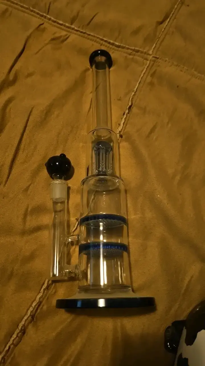 Bong de vidrio con percolador - 3