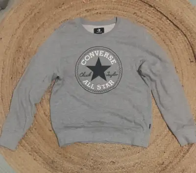 Polerón gris Converse All Star para hombre - miniatura 1