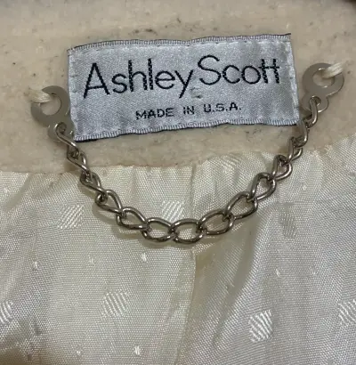 Abrigo de lana crema Ashley Scott - Talla L-XL - miniatura 3