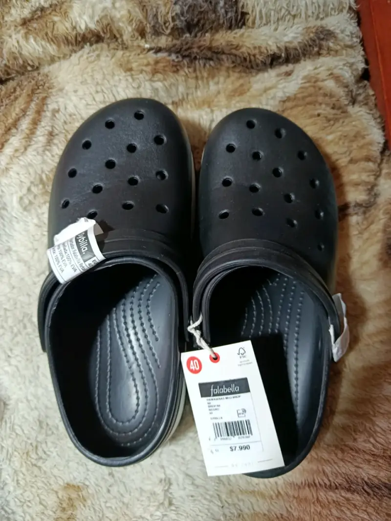 Zuecos negros mujer talla 40 - 1