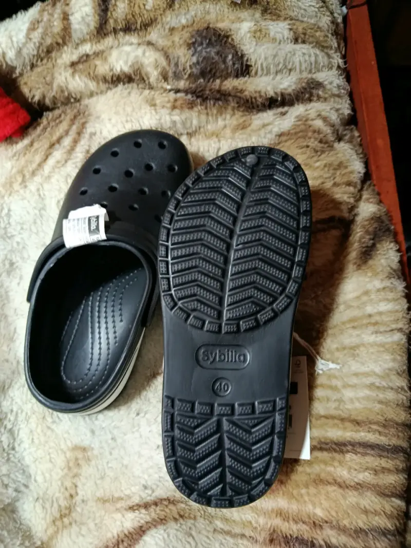 Zuecos negros mujer talla 40 - 4
