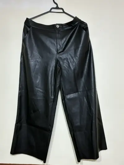 Pantalones de cuero sintético - Talla 42 - miniatura 1
