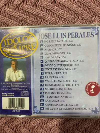 CD Ídolos de Siempre José Luis Perales Remasterizado - miniatura 2