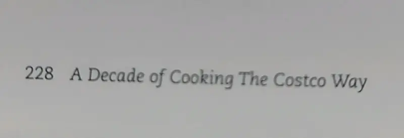 Libro de recetas A Decade of Cooking The Costco - 6