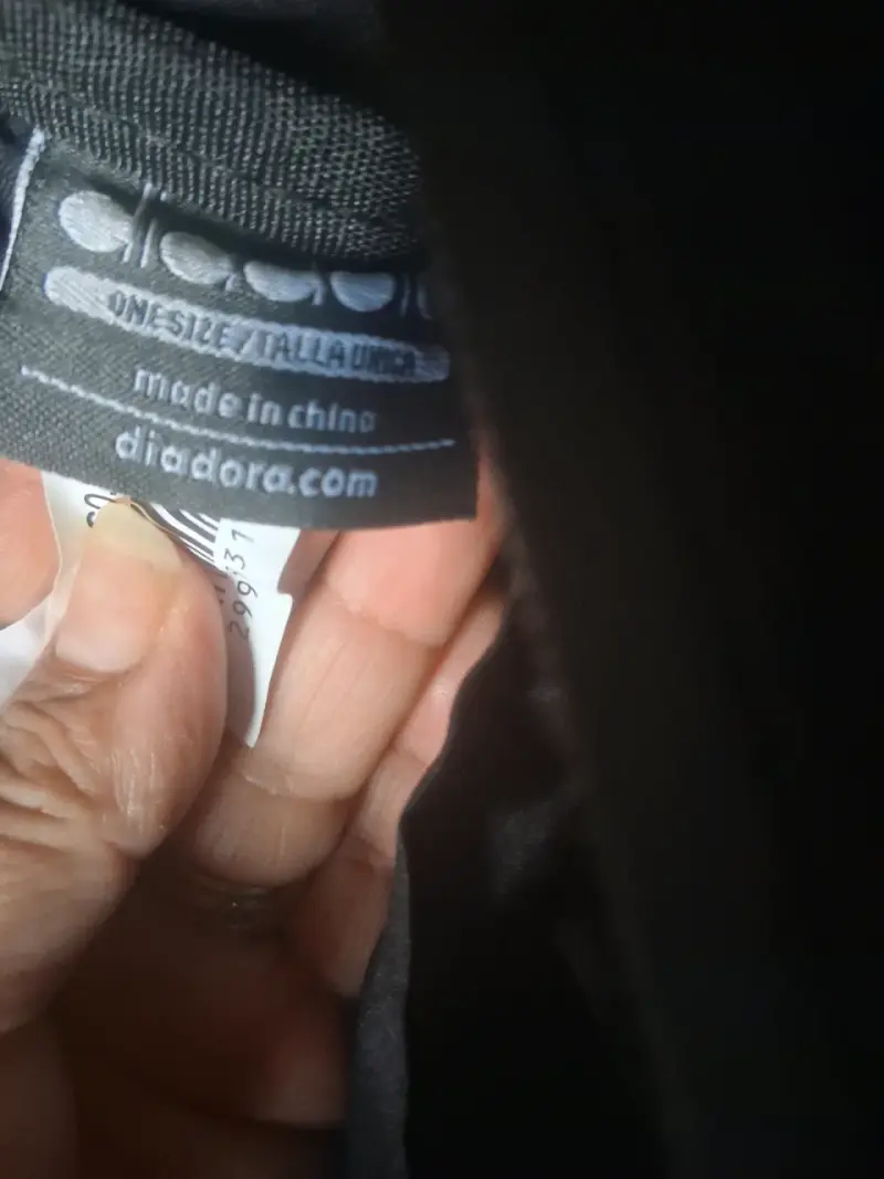 Bolso de gimnasio negro Diadora unisex - 1