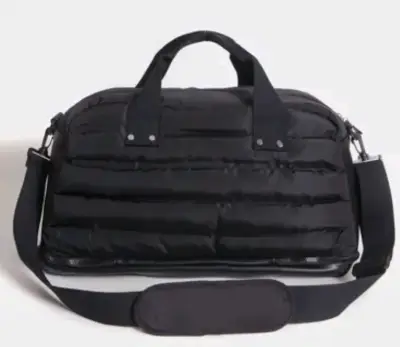 Bolso de gimnasio negro Diadora unisex - miniatura 4