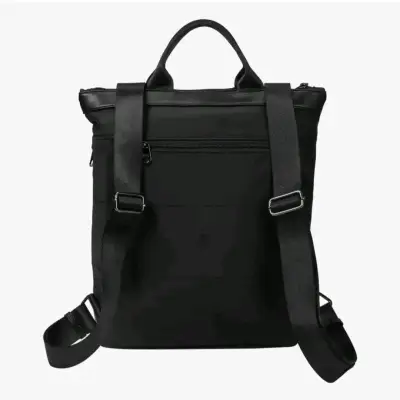 Mochila negra Calu con múltiples espacios - miniatura 6