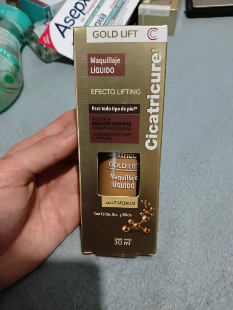 Maquillaje Líquido Cicatricure GoldLift Tono 2 Med - 1