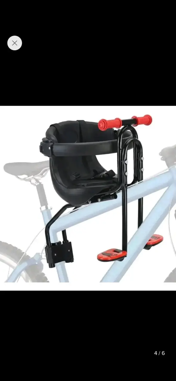 Asiento de Bicicleta para Niños Compacto y Seguro - 2