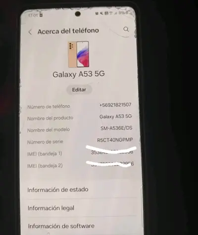 Samsung Galaxy A53 5G en buen estado - miniatura 1