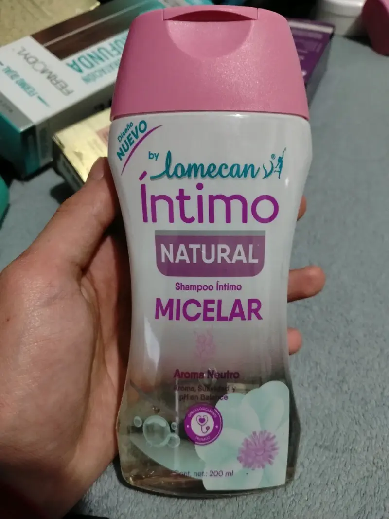 Shampoo Íntimo Micelar Lomecan Natural 200ml