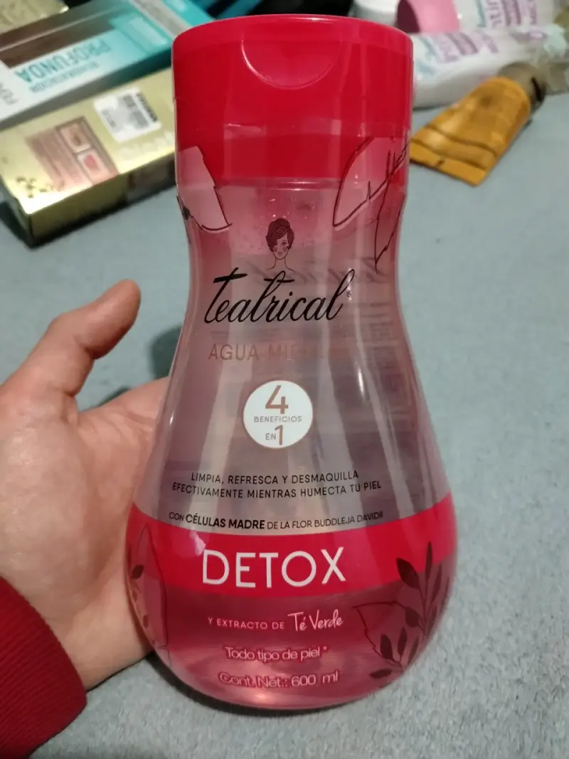 Agua Micelar Detox Teatrical 600ml