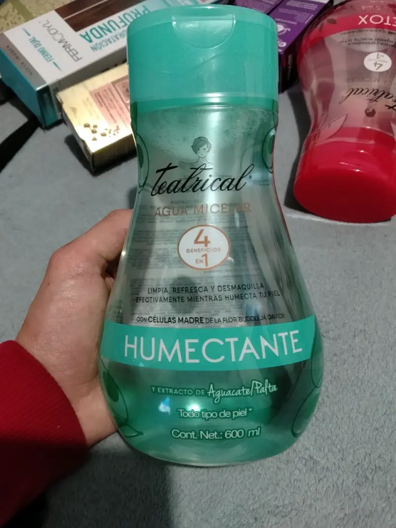 Agua Micelar Teatrical Humectante 600 ml