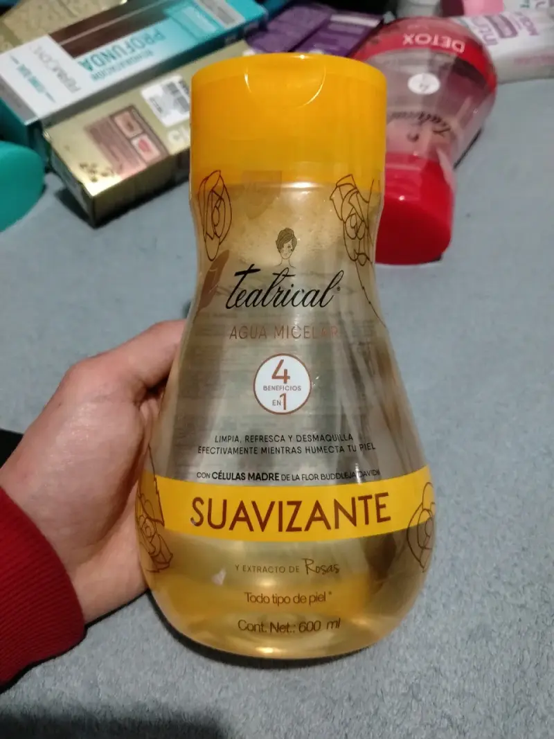 Agua Micelar Teatrical Suavizante 600 ml - 1
