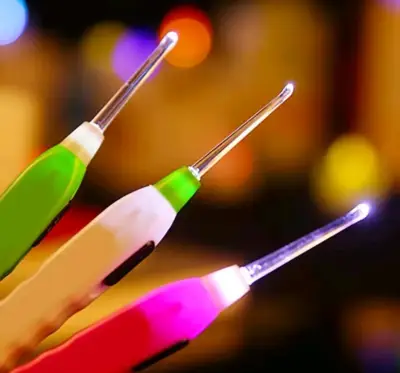Kit removedor de cálculos amigdalinos con luz LED - miniatura 1