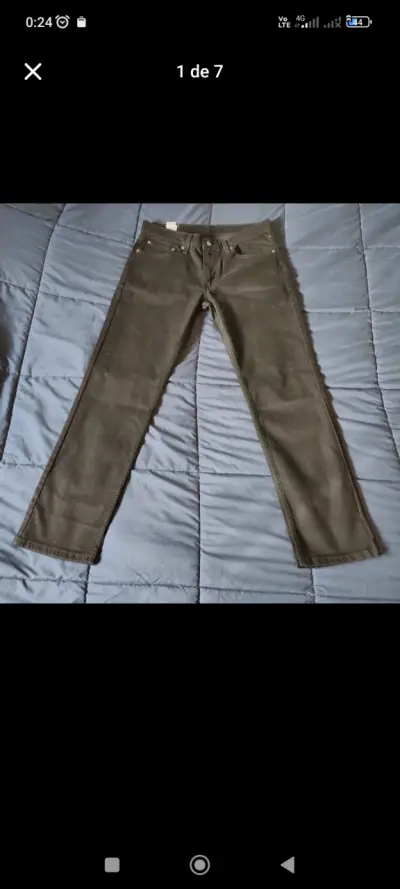 Jeans Levi's negros para hombre - original - miniatura 1
