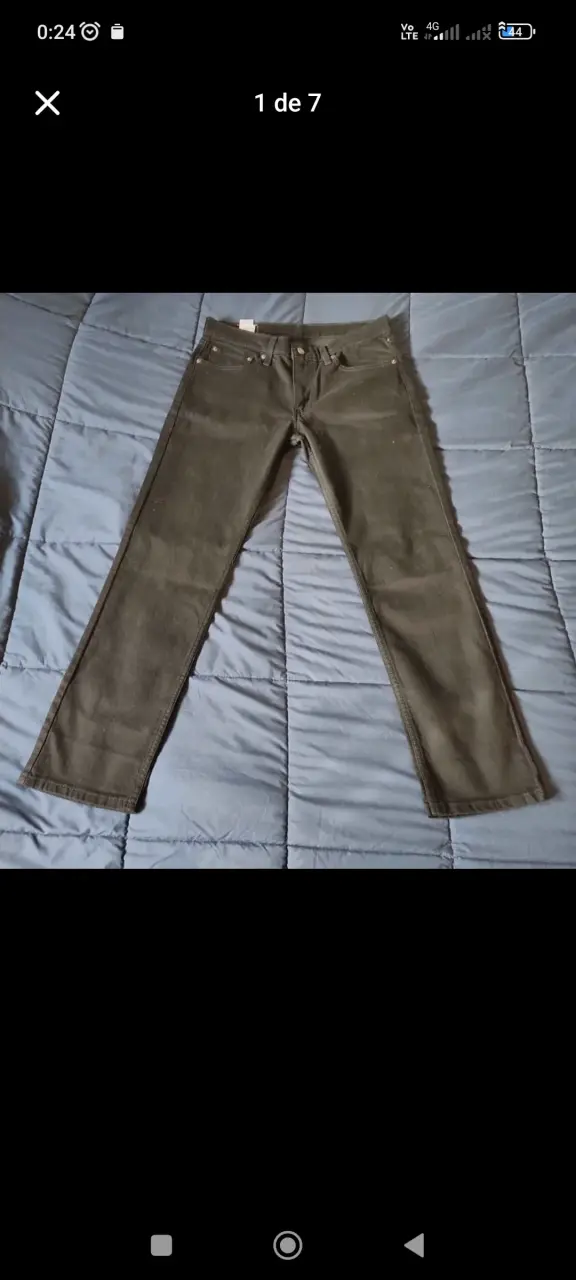 Jeans Levi's negros para hombre - original