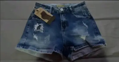 Shorts de mezclilla  para mujer - miniatura 1