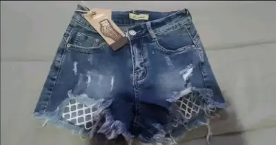 Shorts de mezclilla  para mujer - miniatura 2