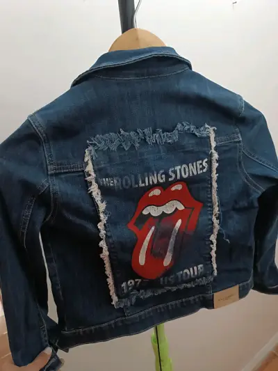 Chaqueta de Mezclilla The Rolling Stones para Mujer - miniatura 2