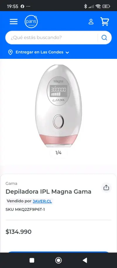 Depiladora IPL Gama Magna con 300,000 flashes - miniatura 2