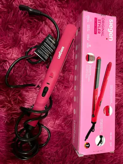 Plancha de Pelo Siegen Original Styler Rosada - miniatura 1