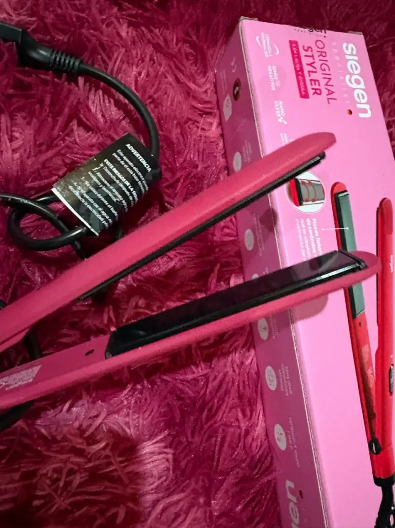 Plancha de Pelo Siegen Original Styler Rosada - 2
