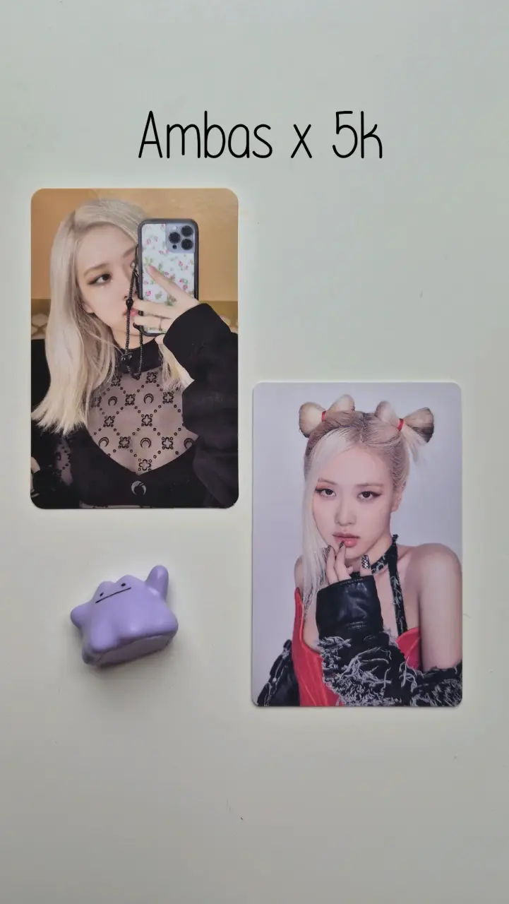 Set de photocards Rosé
