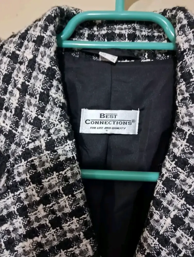 Chaqueta de tweed Best Connections talla M - 3