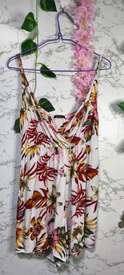 Vestido floral de verano sin mangas - miniatura 1