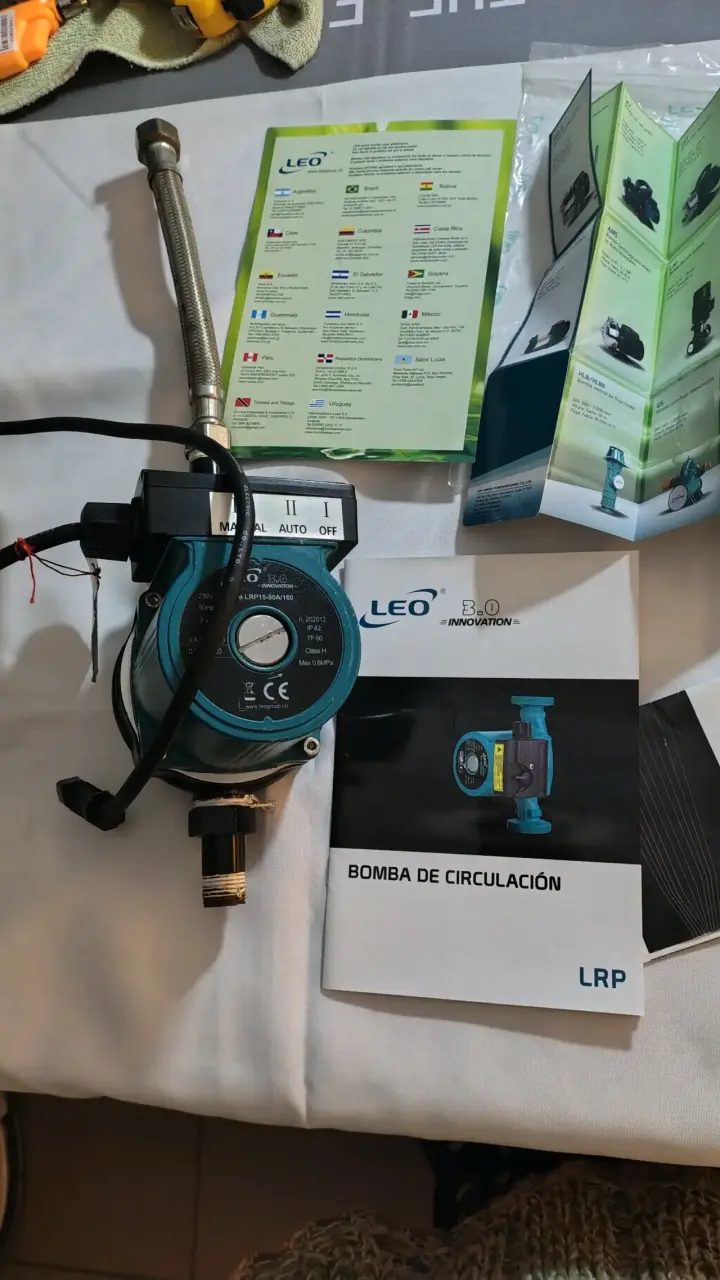 Bomba de circulación LEO LRP15-90A/160 - 2