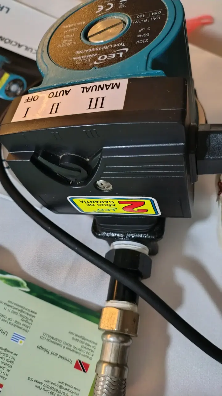 Bomba de circulación LEO LRP15-90A/160 - 4